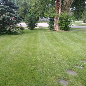 Hardy's Ground Maintenance - a freshly mowed lawn - Landscaping Near Me