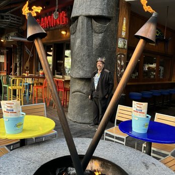 Mickie Finnz - Tiki Hubby on patio - Lounges Near Me - Las Vegas, Nevada