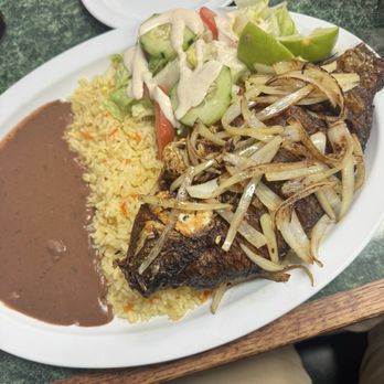 Mi Casita Restaurant - Mojarra Frita with grilled onions! - Mexican Near Me - Manassas, Virginia Mi Casita Restaurant - Mojarra Frita with grilled onions! - Mexican Near Me - Manassas, Virginia