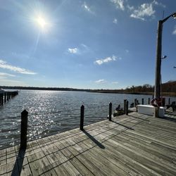 Dundee Creek Marina - The dock. Fuel available.