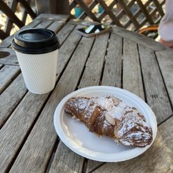 Cafe Mimosa - Mocha and marzipan croissant