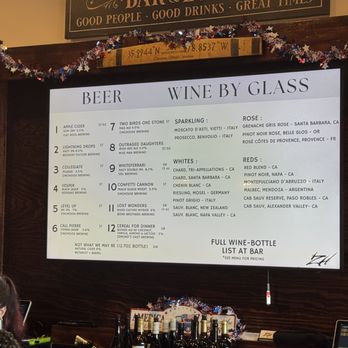 ZincHouse Winery & Brewery - Main Bar menu - Venues & Event Spaces Near Me - Durham, North Carolina