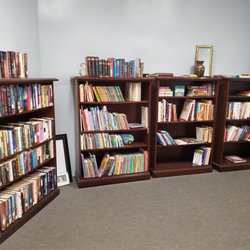 Interfaith Thrift Store - Book area at Interfatih Thrift Store.