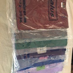 Salus Uniforms - 5 pairs of scrubs ($8.39-$12.99) and 3 scrub tops ($6.99)