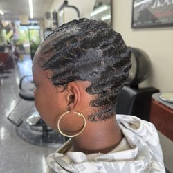 Melba's Hair Sculpture - Happy client