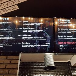 Das Menü - am Tresen bestellen, Summer mit an den Tisch, Essen wird selber abgeholt