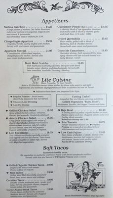 Menu photo 1 Avilas El Ranchito Costa Mesa, CA Menu photo 1 Avilas El Ranchito Costa Mesa, CA