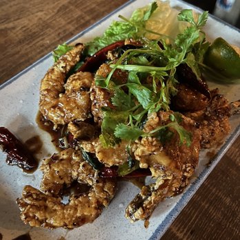 Reckless Noodle House - Crispy Saigon Carmelized Prawns - amazing - Bars Near Me - Seattle, Washington