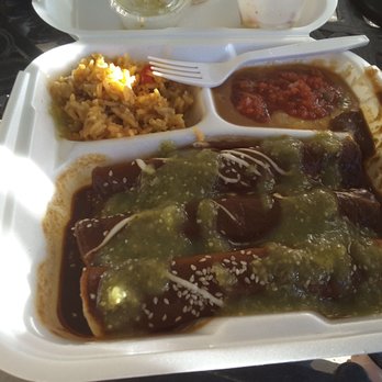 Salsa Verde Restaurant - Chicken Mole enchiladas... wonderful. - Mexican Near Me - Tucson, Arizona