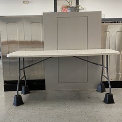 The Launderette - Folding table risers