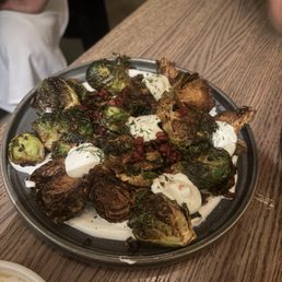 Crispy Brussels Afelia