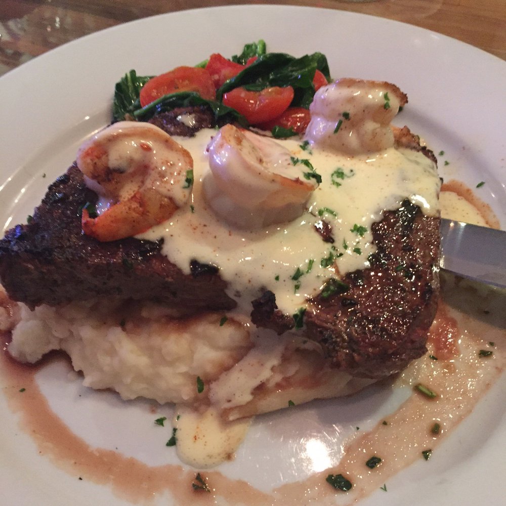 Rustic Table - Surf and turf! - Southern Near Me - Pawleys Island, South Carolina