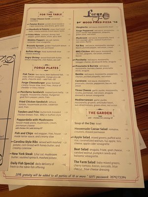 Menu photo 3 Forge Pizza Napa, CA