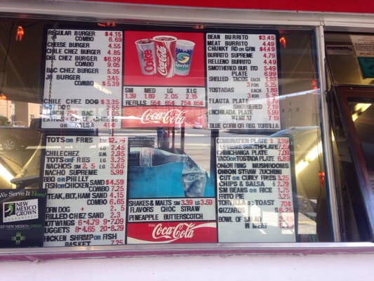 Menu photo 4 A & B Drive In Truth or Consequencs, NM