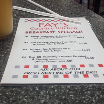 Fay's Country Kitchen - Breakfast menu - Breakfast & Brunch Near Me - Carlisle, Pennsylvania Fay's Country Kitchen - Breakfast menu - Breakfast & Brunch Near Me - Carlisle, Pennsylvania