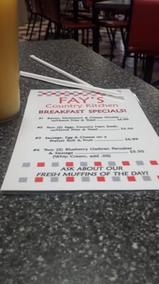 Menu photo 7 Fay's Country Kitchen Carlisle, PA Menu photo 7 Fay's Country Kitchen Carlisle, PA