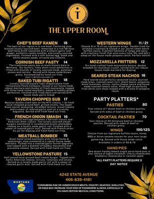 Menu photo 5 The Upper Room Billings, MT Menu photo 5 The Upper Room Billings, MT