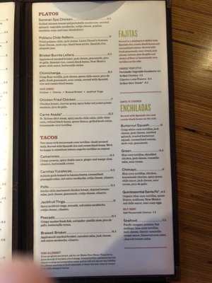 Menu photo 3 Cactus Restaurants - Proctor Tacoma, WA