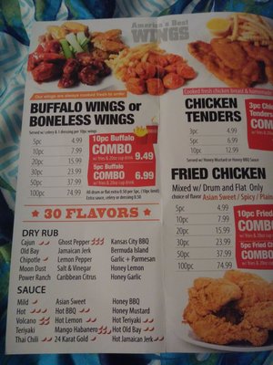 Menu photo 6 Americas Best Wing Dallas, TX Menu photo 6 Americas Best Wing Dallas, TX