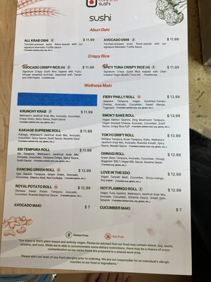 Menu photo 1 Wellness Sushi Denver, CO