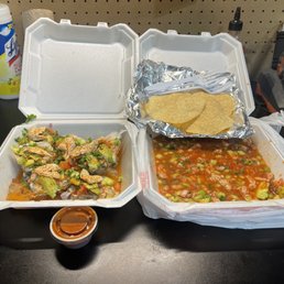 Oysters and Shrimp Ceviche