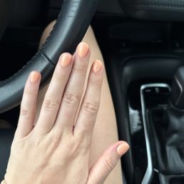 Builder gel with gel shellac overlay #103 Builder gel with gel shellac overlay #103
