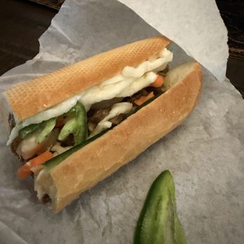 Paris Banh Mi - Daikon was sloppily sliced.. same with the jalapeños.. - Vietnamese Near Me - Elk Grove, California Paris Banh Mi - Daikon was sloppily sliced.. same with the jalapeños.. - Vietnamese Near Me - Elk Grove, California
