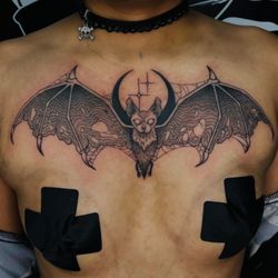 Sailor’s Moon Tattoo - Bat tattoo by Eli