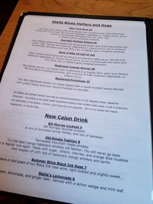 Menu photo 2 Stella Blues Eau Claire, WI