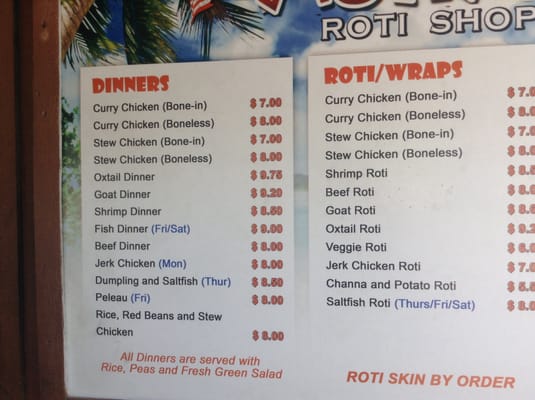 Menu photo 7 Asha's Roti Shop Baytown, TX Menu photo 7 Asha's Roti Shop Baytown, TX