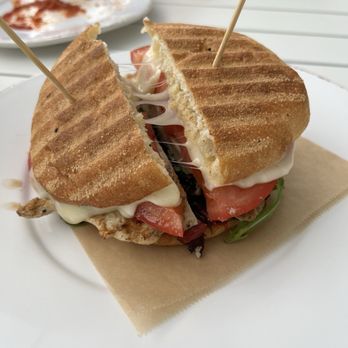 Via Rosa 11 - Grilled chicken panini - Italian Near Me - Bainbridge Island, Washington Via Rosa 11 - Grilled chicken panini - Italian Near Me - Bainbridge Island, Washington