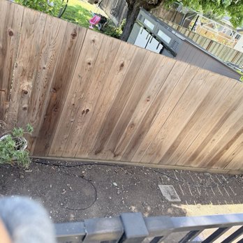 Green Thumb Landscape Service - Side of gate across from deck - Landscaping Near Me