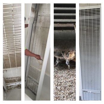 Polished 2 Perfection - Before and after of wall heater - Home Cleaning Near Me - Seaside, California