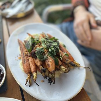 Roger Bar & Restaurant - Shawarma Roasted Carrots - New American Near Me - Mountain View, California Roger Bar & Restaurant - Shawarma Roasted Carrots - New American Near Me - Mountain View, California