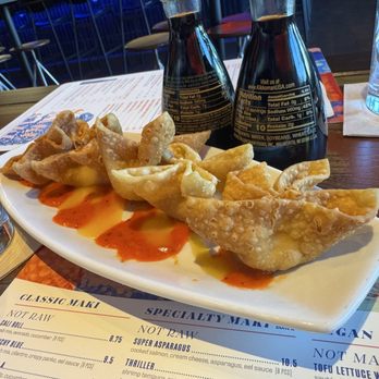 Blue Sushi Sake Grill - Mango Crab Rangoon** - Sushi Bars Near Me - Tempe, Arizona Blue Sushi Sake Grill - Mango Crab Rangoon** - Sushi Bars Near Me - Tempe, Arizona