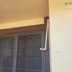 Pride Air Conditioning & Appliance - This was, and is supposed to be connected to the top so now water is gushing out