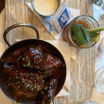 LH Rooftop - Grilled Korean Bbq chicken Wings - Cocktail Bars Near Me - Chicago, Illinois