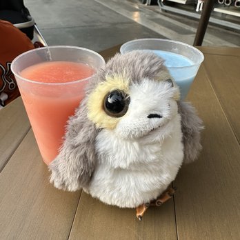 Star Wars: Galaxy's Edge - Blue and pink milk. (Originally filled to brim) - Amusement Parks Near Me - Anaheim, California