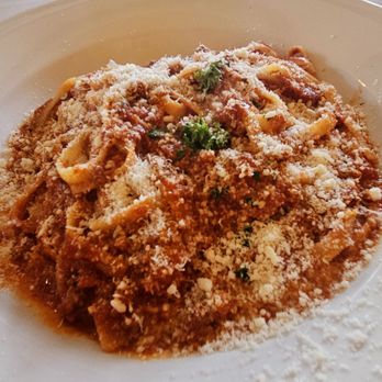 Cafe Sole - Fettacini Bolognese with parmesan cheese - Italian Near Me - La Canada Flintridge, California