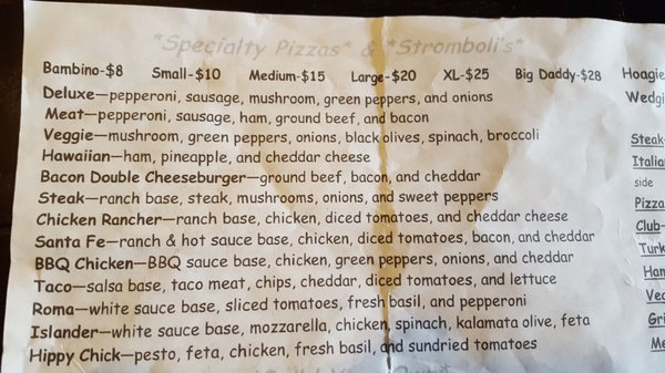 Menu photo 1 Fox's Pizza Den St. Simon's Island, GA