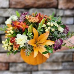 Winter Springs Florist - Pumpkin Spice brings the cozy glow of fall to any space -- bursting with warm colors, seasonal charm, and a hint of autumn magic