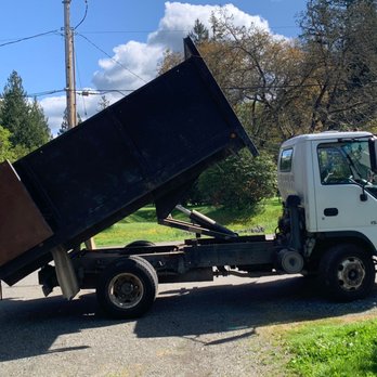 Speedy Alvarez - a dump truck parked on the side of the road - Junk Removal & Hauling Near Me Speedy Alvarez - a dump truck parked on the side of the road - Junk Removal & Hauling Near Me