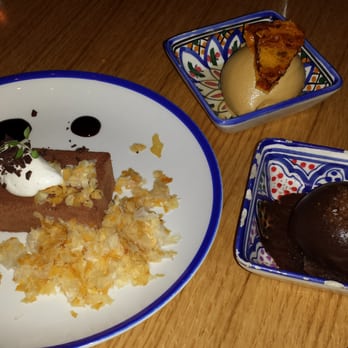 Byblos - Chocolate Mousse, Burnt Honey Ice Cream, and Turkish Coffee Ice Cream - Mediterranean Near Me - Toronto, Ontario Byblos - Chocolate Mousse, Burnt Honey Ice Cream, and Turkish Coffee Ice Cream - Mediterranean Near Me - Toronto, Ontario