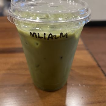 Cafein - Iced matcha latte - Coffee & Tea Near Me - Chantilly, Virginia