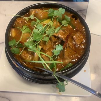 Hong Kong Station - 2. Szechuan Style Boiled beef tendon - Chinese Near Me - Centennial, Colorado Hong Kong Station - 2. Szechuan Style Boiled beef tendon - Chinese Near Me - Centennial, Colorado