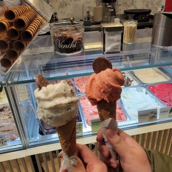 Venchi - Stracciatella and sorbet cones - Chocolatiers & Shops Near Me - McLean, Virginia