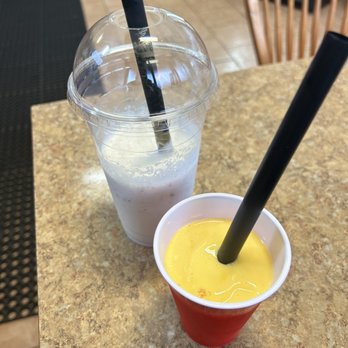 Mood Cafe - Rose cardamom lassi  Mango lassi - Cafes Near Me - Philadelphia, Pennsylvania