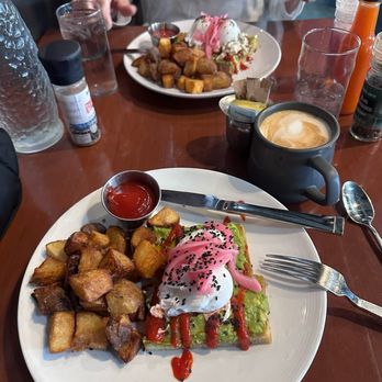 Full Belly - Avo toast and latte - Breakfast & Brunch Near Me - San Antonio, Texas Full Belly - Avo toast and latte - Breakfast & Brunch Near Me - San Antonio, Texas