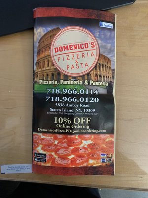 Menu photo 6 Domenico's Pizzeria Staten Island, NY Menu photo 6 Domenico's Pizzeria Staten Island, NY