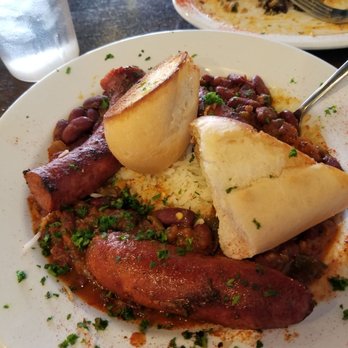 Acadian Grille Scratch Kitchen - Spicy red beans & rice with andouille - Cajun/Creole Near Me - Omaha, Nebraska Acadian Grille Scratch Kitchen - Spicy red beans & rice with andouille - Cajun/Creole Near Me - Omaha, Nebraska